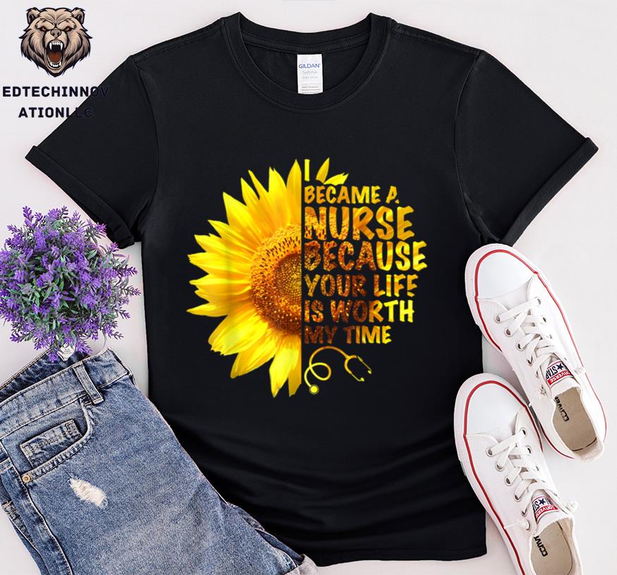 I Became A Cna Because Your Life Is Worth My Time Floral
