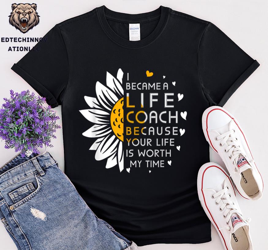 I Became Caregiver Because Your Life Is Worth My Time Floral
